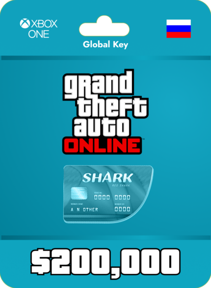 Tiger Shark Cash Card на 200.000 $ GTA для Xbox