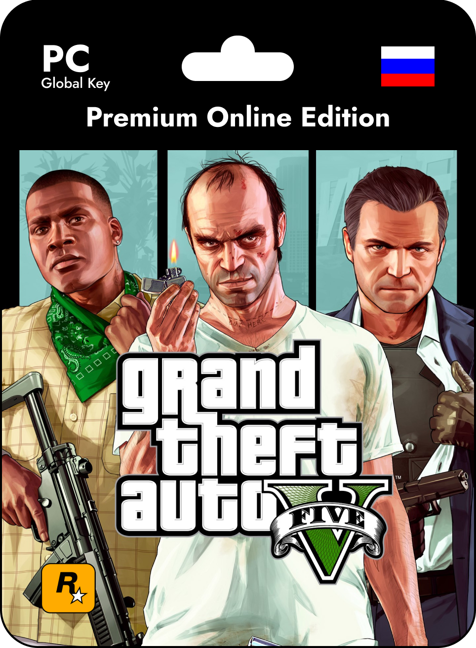 Grand Theft Auto V Premium Online Edition - GTA 5 для ПК - Магазин цифровых  товаров BESTGAMEKOD